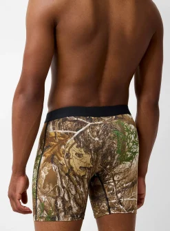 6" EDGE camouflage boxer brief