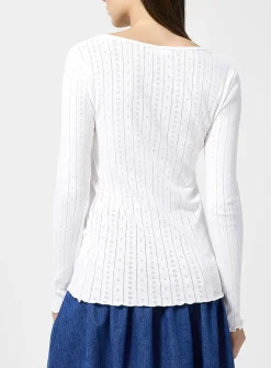 Edie pointelle T-shirt