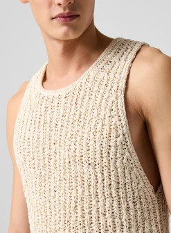 Eli scalloped braided cami