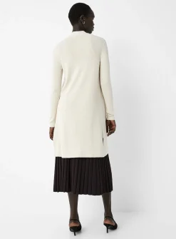Elongated open cardigan