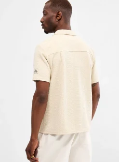 Embossed geo shirt