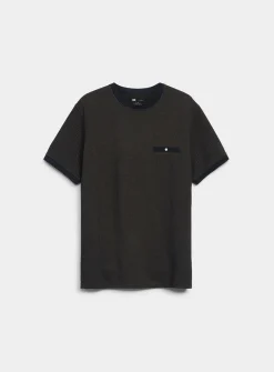 Embossed honeycomb T-shirt
