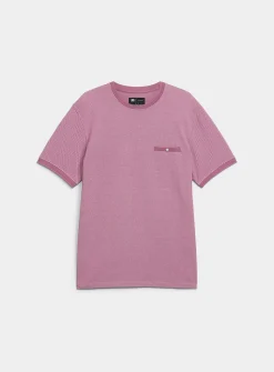 Embossed honeycomb T-shirt