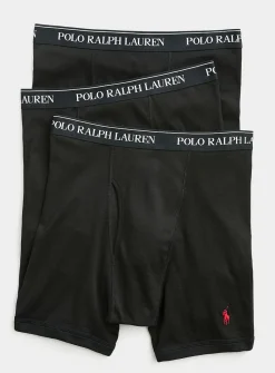 5" embroidered logo boxer briefs