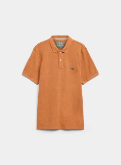 Embroidered logo piqué polo