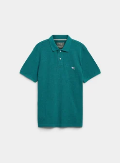 Embroidered logo piqué polo