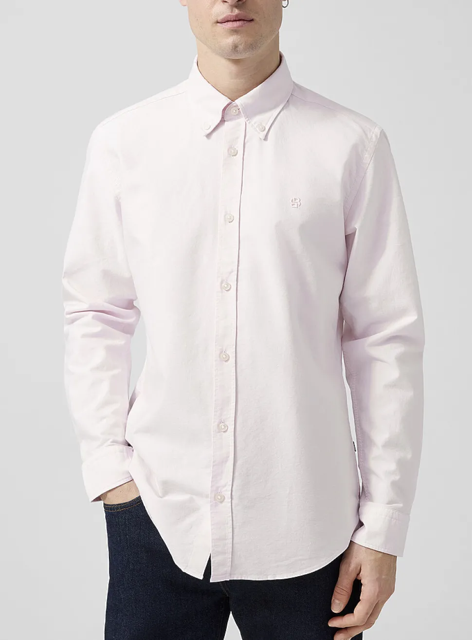 Embroidered monogram Oxford shirt