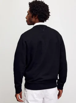 Embroidered rider logo sweatshirt