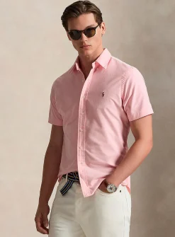 Embroidered rider Oxford shirt