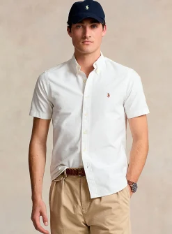 Embroidered rider Oxford shirt