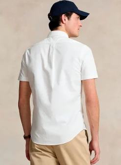 Embroidered rider Oxford shirt