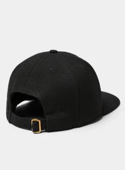 Embroidered typography cap