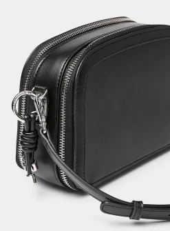 Emma topstitched crossbody bag