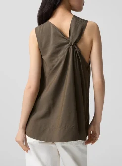 Enora tie-effect blouse