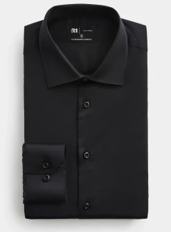 Essential satiny cotton shirt