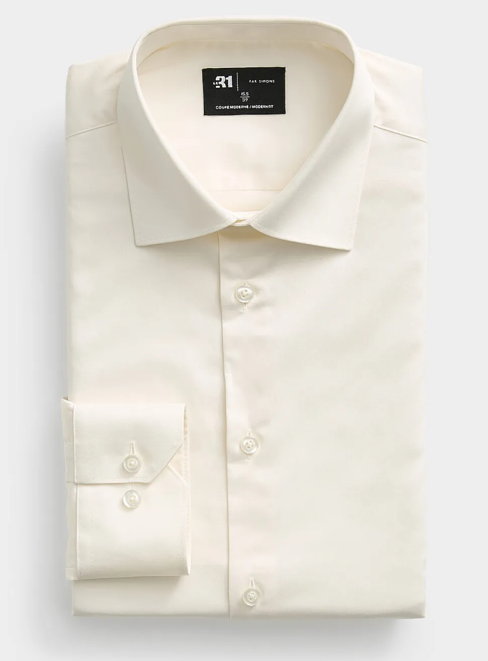Essential satiny cotton shirt