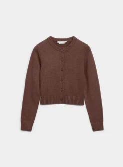 Essential solid boxy-fit cardigan