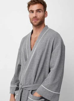 Essential waffled robe