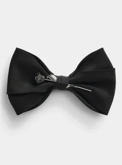 Eternal rose monochrome bow tie