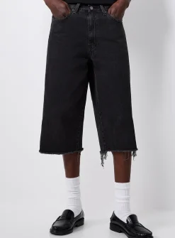 Faded denim 478 capris