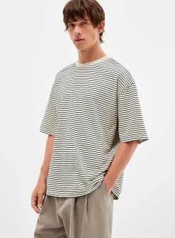 Faded striped T-shirt