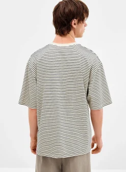 Faded striped T-shirt