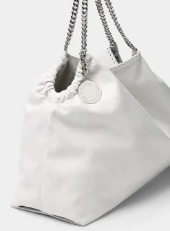 Falabella faux-suede chain handbag