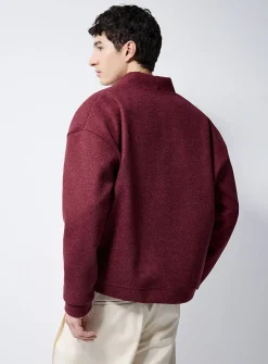 Felted cardigan