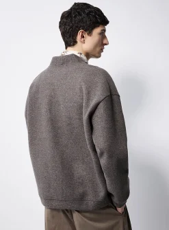 Felted cardigan