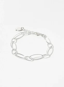 Fine oval-link bracelet