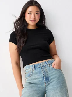 Fitted organic cotton T-shirt