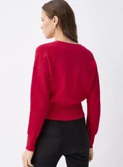 Fitted-waist cardigan