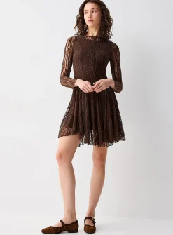 Flared lace dress