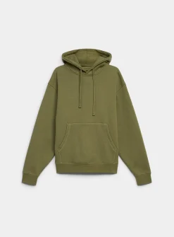 Fleece-lined raglan hoodie