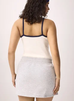 Fleece miniskirt
