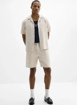 Floral jacquard short