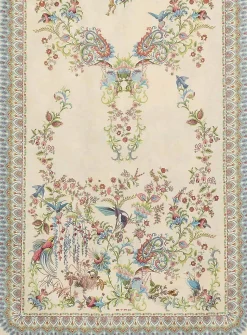 Floral ornament large scarf