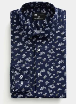 Floral-print shirt