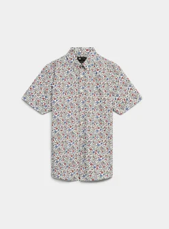Floral tapestry shirt