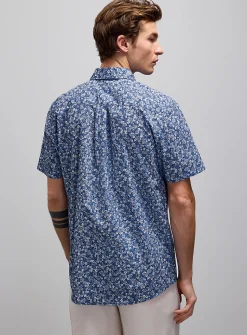 Floral tapestry shirt