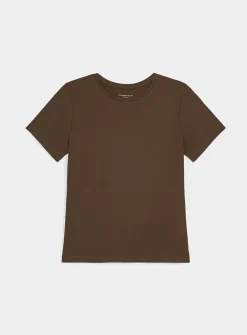 Flowy crew-neck T-shirt