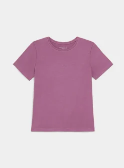 Flowy crew-neck T-shirt