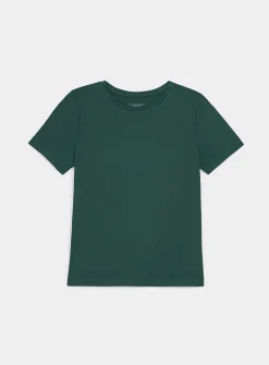 Flowy crew-neck T-shirt