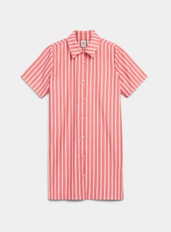 Flowy patterned shirtdress