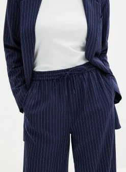 Flowy pinstripe pant