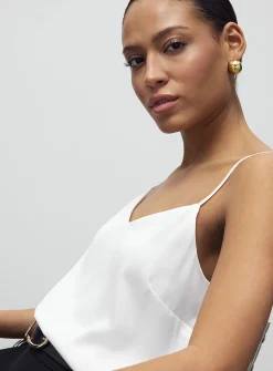 Flowy satiny cami
