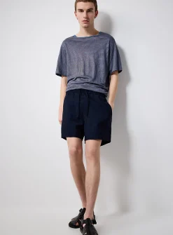 Fluid crinkled shorts