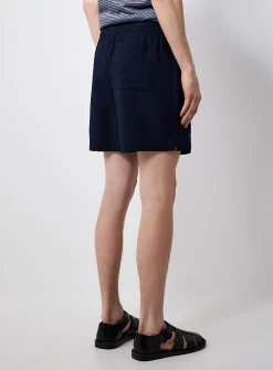 Fluid crinkled shorts