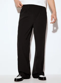 Fluid pleated pant