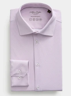 Fluid two-tone twill performance shirt